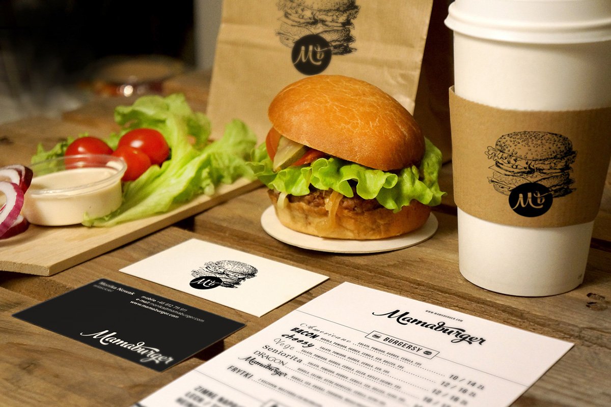 Mamaburger 餐飲品牌形象設計