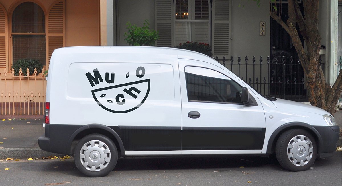 Mucho購物網(wǎng)站品牌設(shè)計  車體廣告設(shè)計展示