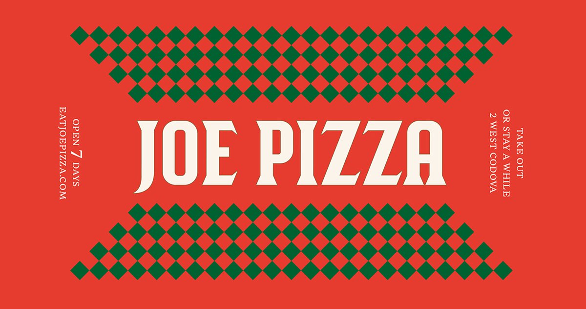 JOE PIZZA餐廳品牌設(shè)計(jì)形象賞析