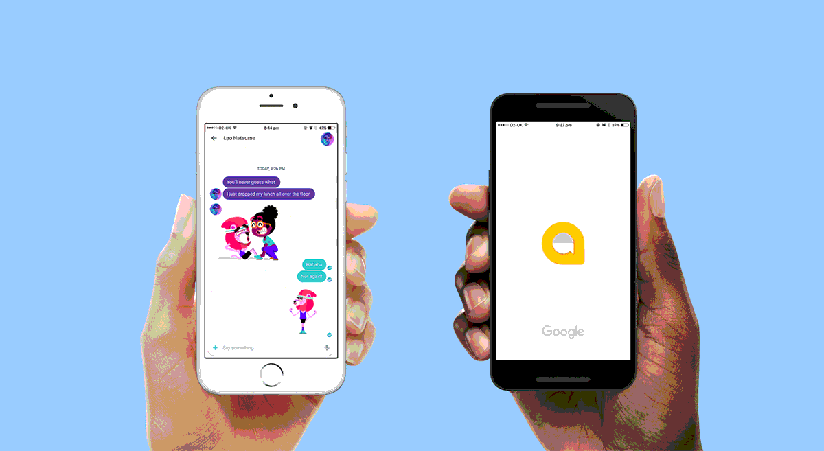 Google插畫創(chuàng)意形象設計  手機圖標展示