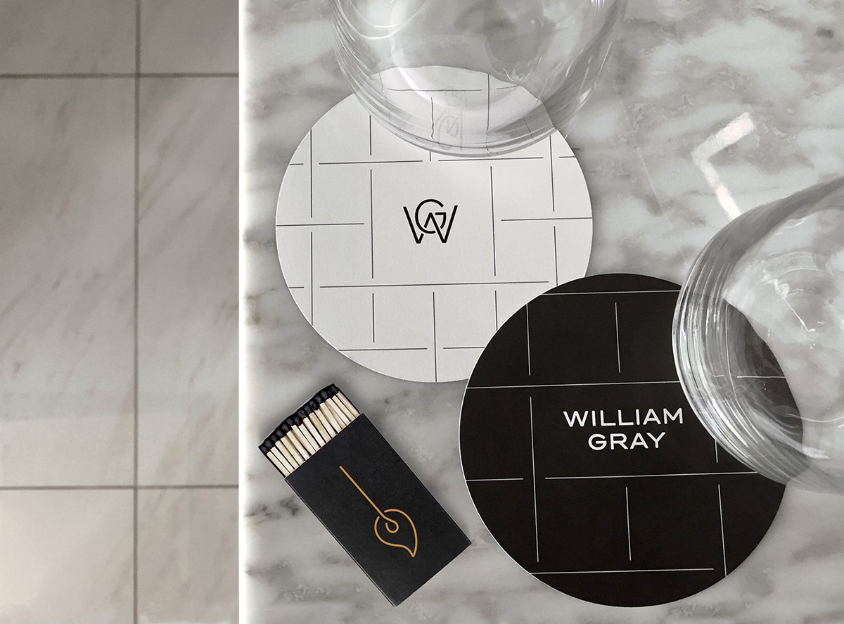 WILLIAM GRAY酒店品牌形象設(shè)計(jì)  標(biāo)簽設(shè)計(jì)