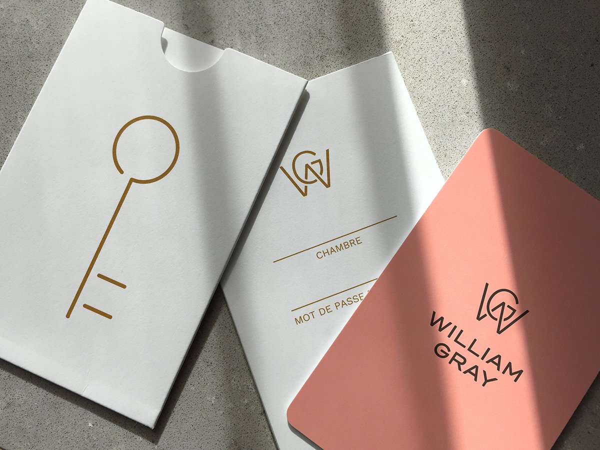 WILLIAM GRAY酒店品牌形象設(shè)計(jì)  信封設(shè)計(jì)