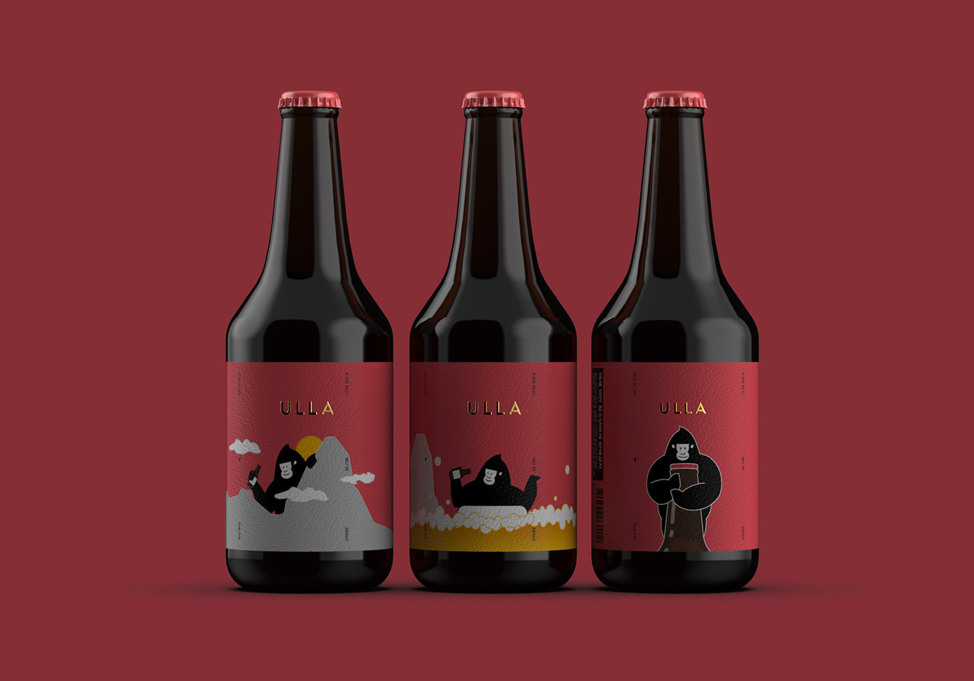 精釀啤酒ULLA品牌設(shè)計——品牌IP化案例欣賞，餐飲品牌設(shè)計，品牌設(shè)計公司，品牌IP化，深圳品牌設(shè)計，左右格局