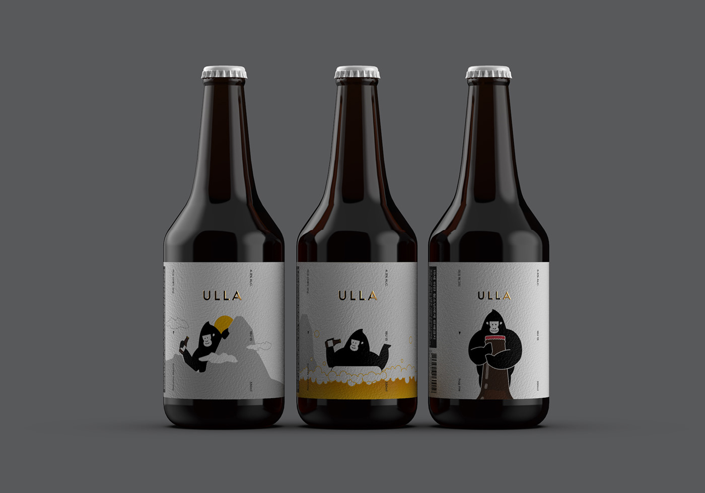 精釀啤酒ULLA品牌設(shè)計——品牌IP化案例欣賞，餐飲品牌設(shè)計，品牌設(shè)計公司，品牌IP化，深圳品牌設(shè)計，左右格局