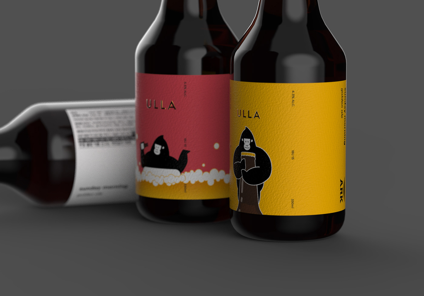 精釀啤酒ULLA品牌設(shè)計——品牌IP化案例欣賞，餐飲品牌設(shè)計，品牌設(shè)計公司，品牌IP化，深圳品牌設(shè)計，左右格局