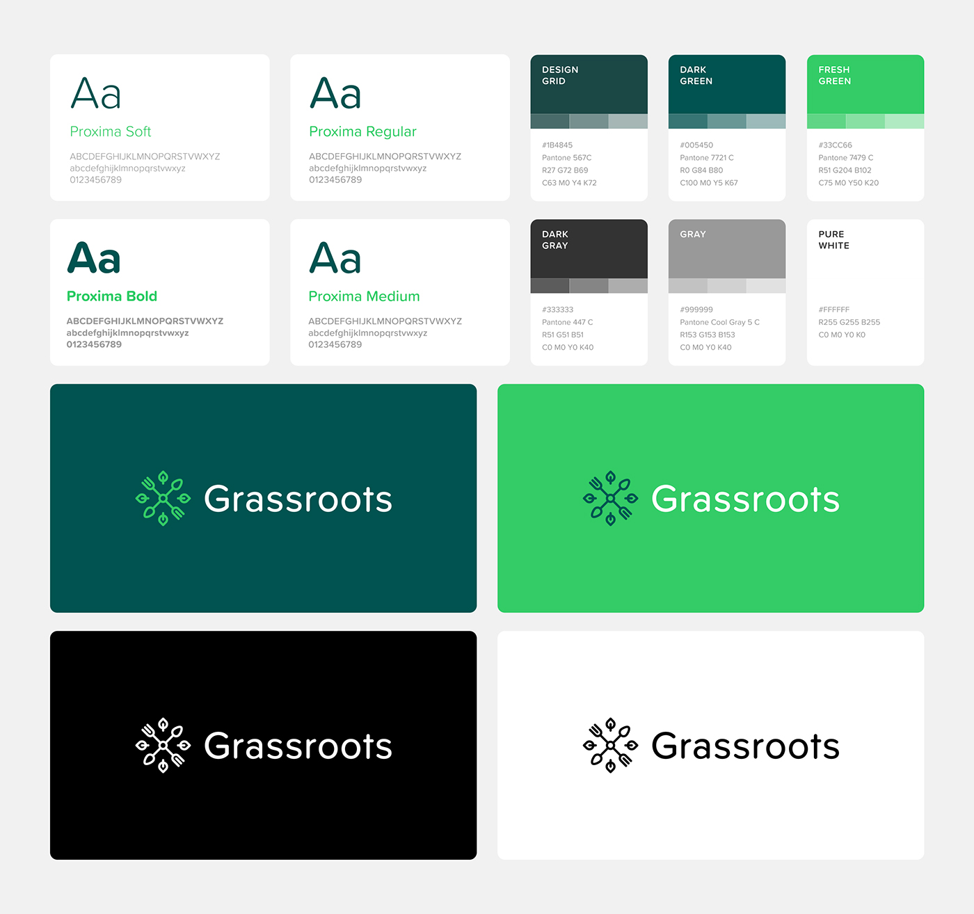 Grassroots 優(yōu)質(zhì)食品企業(yè)品牌形象設(shè)計，食品品牌設(shè)計，食品品牌策劃，深圳品牌設(shè)計，左右格局