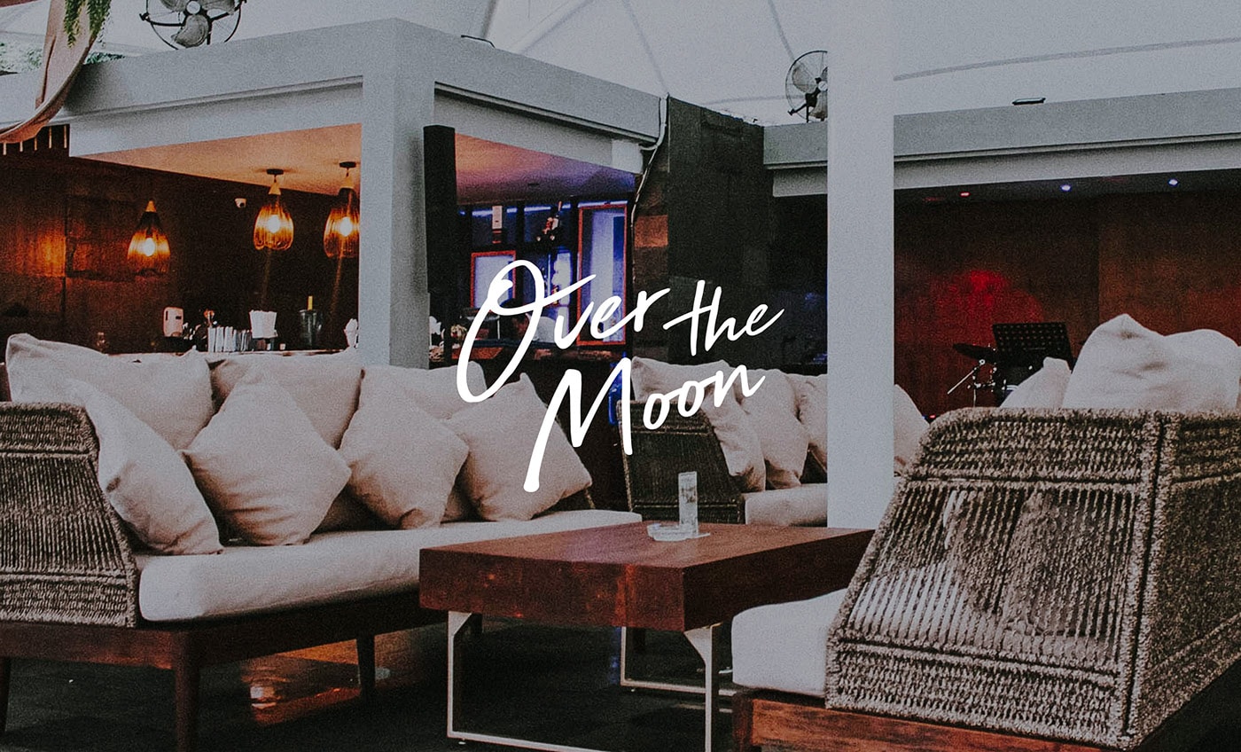 國際精品酒店品牌塑造——Over the Moon 品牌形象設計，酒店品牌設計，品牌形象塑造，深圳品牌設計，左右格局