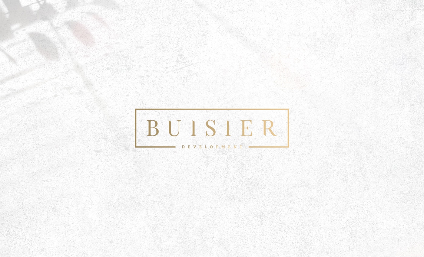 Buisier 精品房地產(chǎn)開(kāi)發(fā)公司品牌形象設(shè)計(jì)，建筑品牌設(shè)計(jì)，企業(yè)形象設(shè)計(jì)，深圳品牌設(shè)計(jì)，左右格局